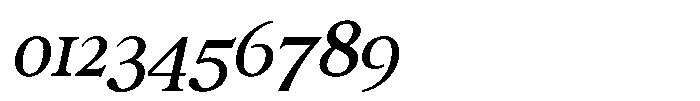 GC Chief Ranced Italic Font OTHER CHARS