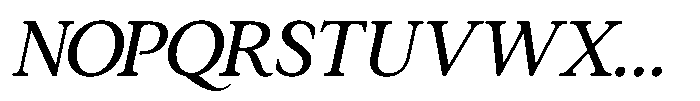 GC Chief Ranced Italic Font UPPERCASE