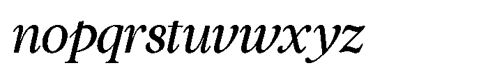 GC Chief Ranced Italic Font LOWERCASE