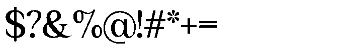 GC Chief Ranced Regular Font OTHER CHARS