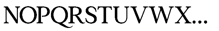 GC Chief Ranced Regular Font UPPERCASE