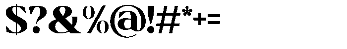 GC Chillon Bold Display Font OTHER CHARS