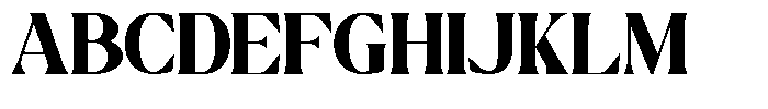 GC Chillon Bold Display Font UPPERCASE