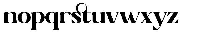 GC Chillon Bold Display Font LOWERCASE