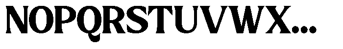 GC Chillon Bold Text Font UPPERCASE