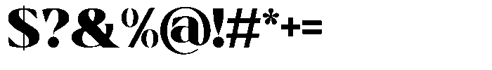 GC Chillon Extra Bold Display Font OTHER CHARS