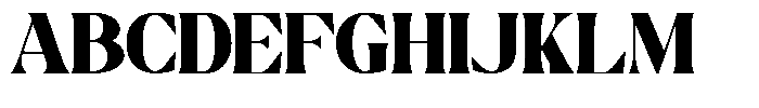 GC Chillon Extra Bold Display Font UPPERCASE