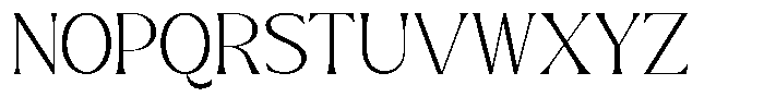 GC Chillon Extra Light Display Font UPPERCASE