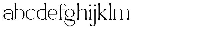 GC Chillon Extra Light Display FONT
