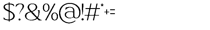 GC Chillon Extra Light Text Font OTHER CHARS