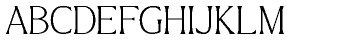 GC Chillon Extra Light Text Font UPPERCASE
