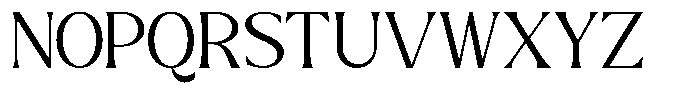 GC Chillon Light Display Font UPPERCASE