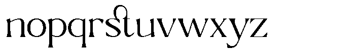 GC Chillon Light Display Font LOWERCASE