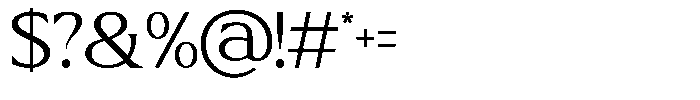 GC Chillon Light Text Font OTHER CHARS