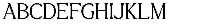 GC Chillon Light Text Font UPPERCASE