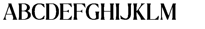 GC Chillon Medium Display Font UPPERCASE