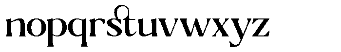 GC Chillon Medium Display Font LOWERCASE
