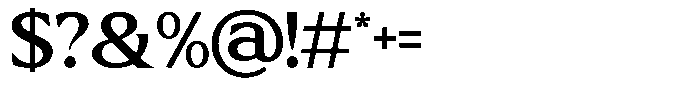 GC Chillon Medium Text Font OTHER CHARS