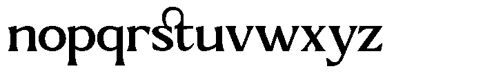 GC Chillon Medium Text Font LOWERCASE