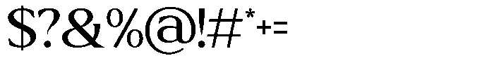 GC Chillon Regular Display Font OTHER CHARS