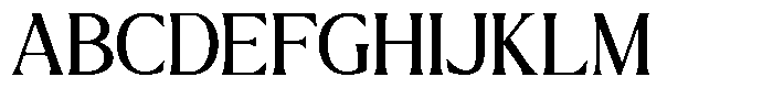 GC Chillon Regular Display Font UPPERCASE