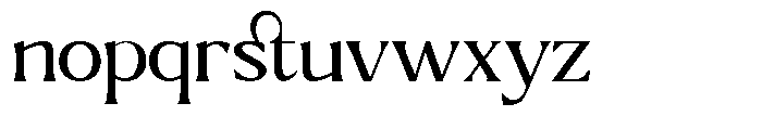 GC Chillon Regular Display Font LOWERCASE