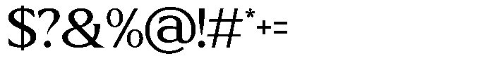 GC Chillon Regular Text Font OTHER CHARS