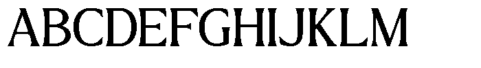 GC Chillon Regular Text Font UPPERCASE