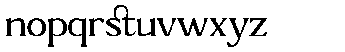 GC Chillon Regular Text Font LOWERCASE