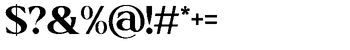 GC Chillon Semi Bold Display Font OTHER CHARS