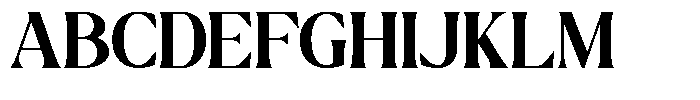 GC Chillon Semi Bold Display Font UPPERCASE