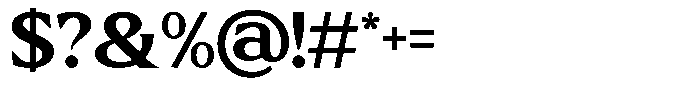 GC Chillon Semi Bold Text Font OTHER CHARS