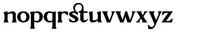 GC Chillon Semi Bold Text Font LOWERCASE
