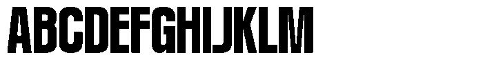GC Chroma Bold Font UPPERCASE