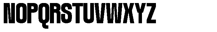 GC Chroma Bold Font UPPERCASE