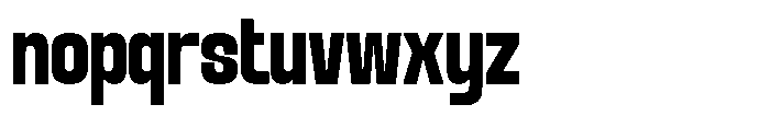 GC Chroma Bold Font LOWERCASE
