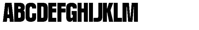 GC Chroma Extra Bold Font UPPERCASE