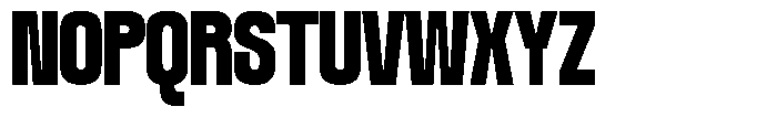 GC Chroma Extra Bold Font UPPERCASE