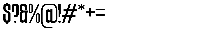 GC Chroma Regular Font OTHER CHARS