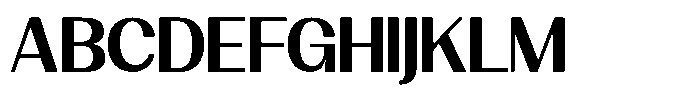 GC Clova Bold Font UPPERCASE