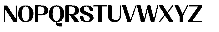GC Clova Bold Font UPPERCASE