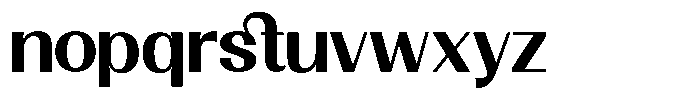 GC Clova Bold Font LOWERCASE