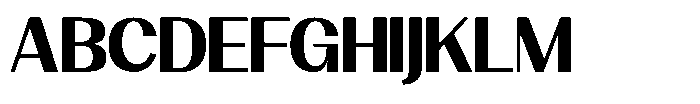 GC Clova Extra Bold Font UPPERCASE