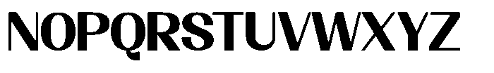 GC Clova Extra Bold Font UPPERCASE