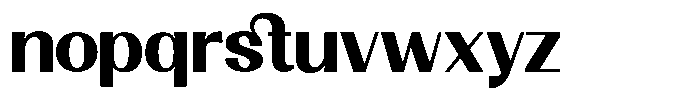 GC Clova Extra Bold Font LOWERCASE