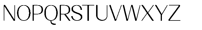 GC Clova Extra Light Font UPPERCASE