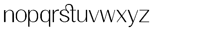 GC Clova Extra Light Font LOWERCASE