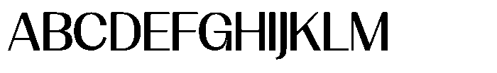 GC Clova Medium Font UPPERCASE