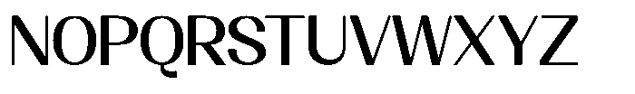 GC Clova Medium Font UPPERCASE