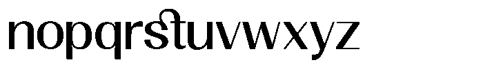 GC Clova Medium Font LOWERCASE